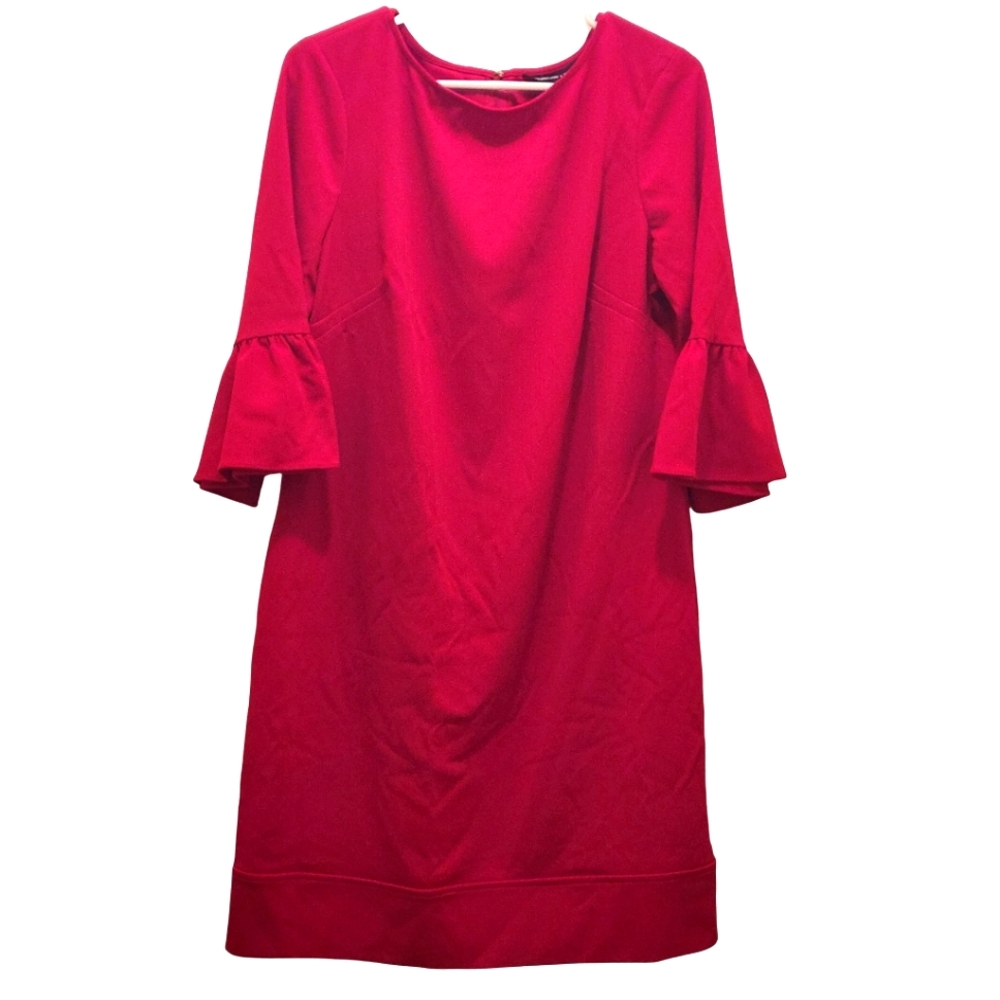 American Living Crepe Bell Sleeve Sheath Dress